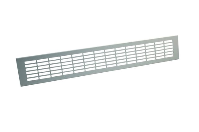 MARLEY Lüftungsgitter, eckig, Aluminium, alu matt - silberfarben