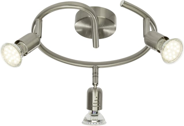 BRILLIANT Spotrohr »Loona «, Metall, silberfarben, LED, GU10