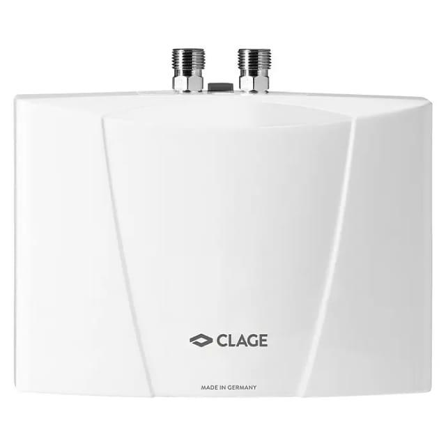 CLAGE Kleindurchlauferhitzer, 3,5 kw , 13,5 x 18,6 cm, untertischmontage - weiss