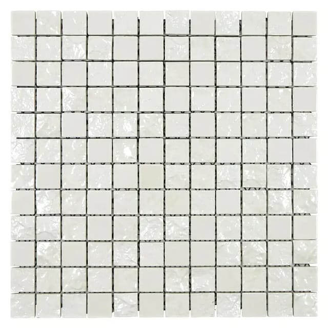 HuH Mosaik Mosaikfliese »Nippon«, BxL: 31,6 x 31,6 cm, Wandbelag - weiss