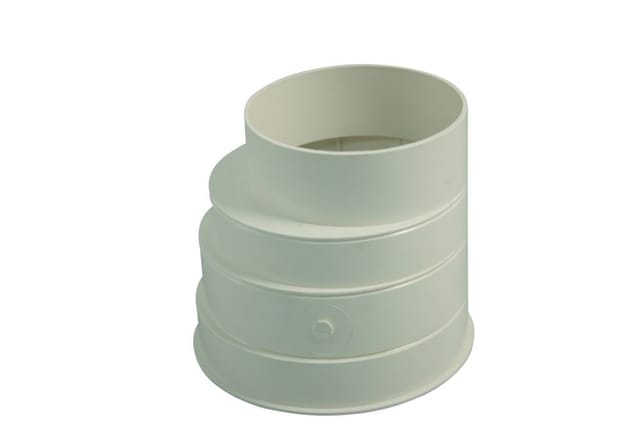 MARLEY Reduktion »Lüftungtechnik«, Kunststoff, Ø 12,5 cm - weiss