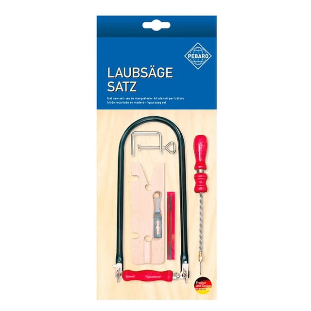 Pebaro Laubsägeganitur, Länge: 39,5 cm - rot
