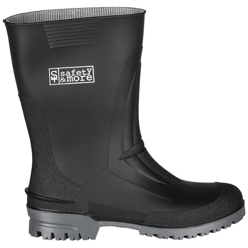 safety and more Arbeitsstiefel »Mega«, schwarz/grau, Polyvinylchlorid (PVC) - Größe 43