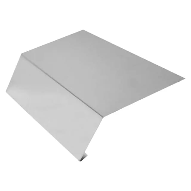SAREI Dachrinneneinhang, BxL: 150 x 2000 mm, Aluminium, natur, ohne Wasserfalz - braun