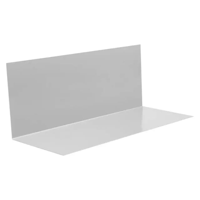 SAREI Winkelblech, BxL: 125 x 1000 mm, Aluminium, natur, ohne Wasserfalz - braun