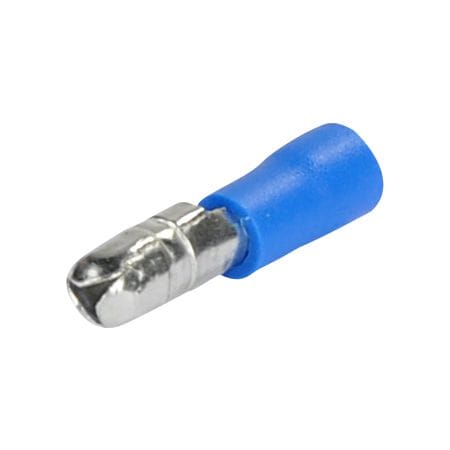 Rundstecker-Set, Ø: 0,5 cm, Kunststoff - blau