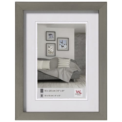 Walther Design Bilderrahmen, Construction Designrahmen, Silber, 21x29,7 cm - silberfarben