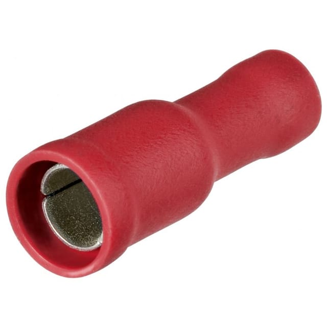 Rundsteckhülsen-Set, Ø: 0,4 cm, Kunststoff - rot