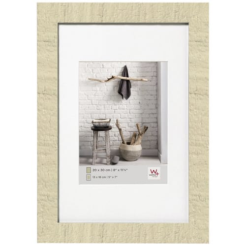 Walther Design Bilderrahmen, HOME HOLZRAHMEN, Weiß, 50x70 cm - weiss