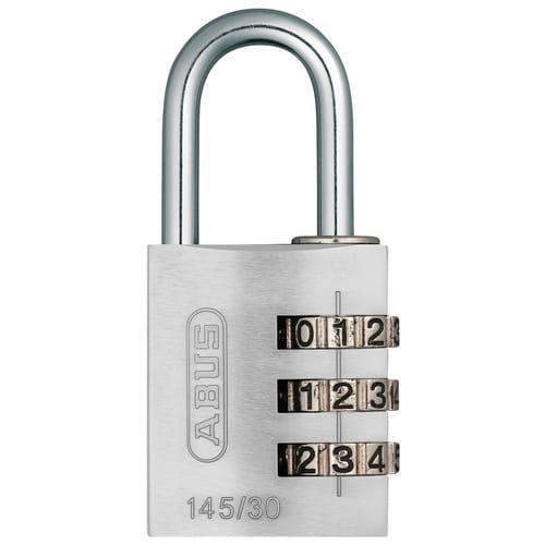 ABUS Türzylinder, aus Metall, 95 mm Breite, silberfarben