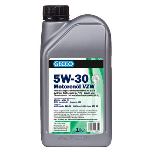 GECCO Motoröl »VZW 5W30«, 1 l - braun