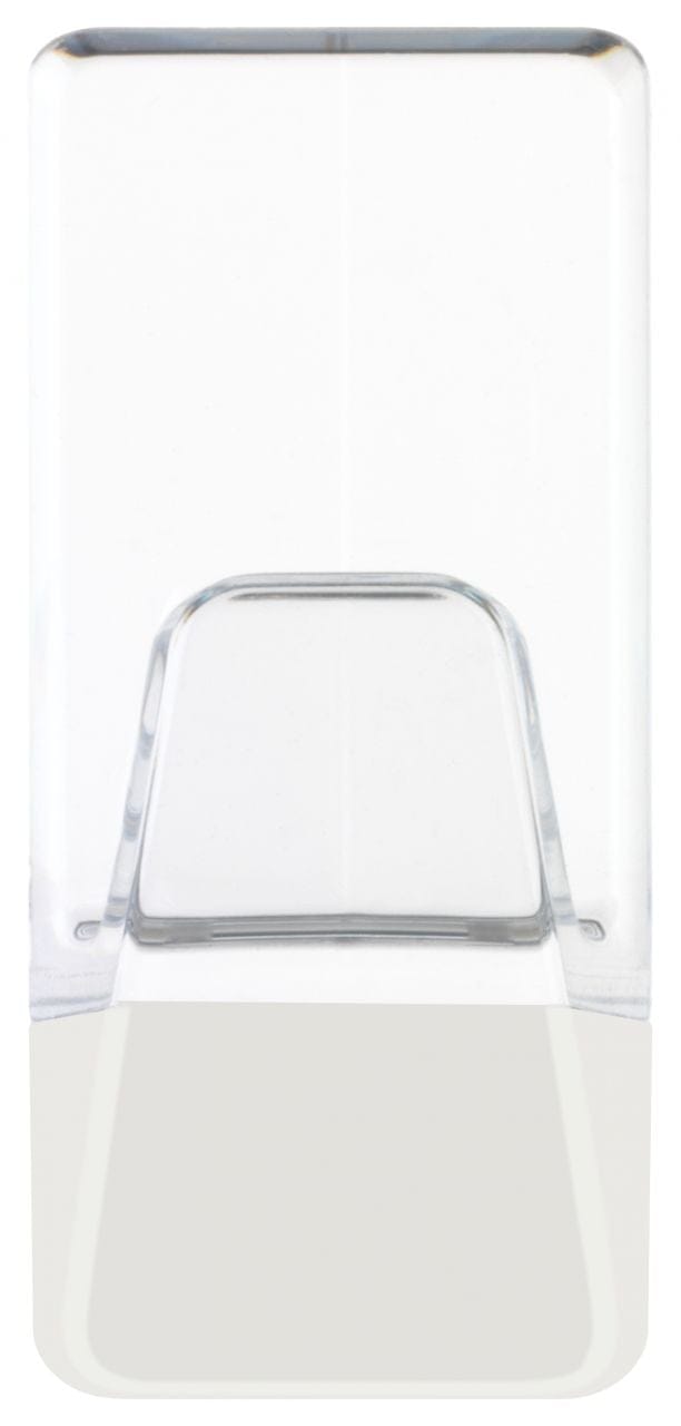 TESA Klebepad »Powerstrips«, Transparent-Weiß, 2 Stück - weiss