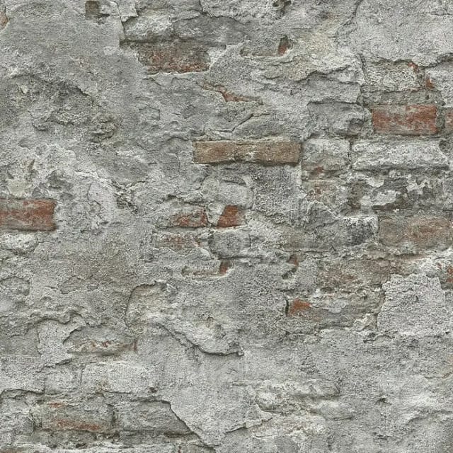 Rasch Vliestapete »Vliestapete«, Bruchstein, grau, matt