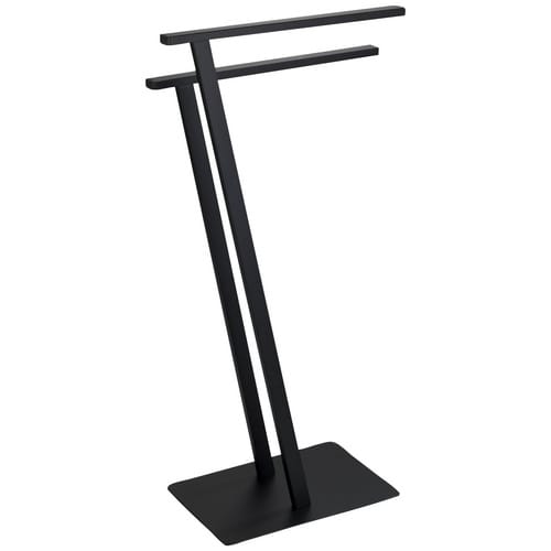 WENKO Handtuchständer, schwarz, BxH: 20 x 76,5 cm