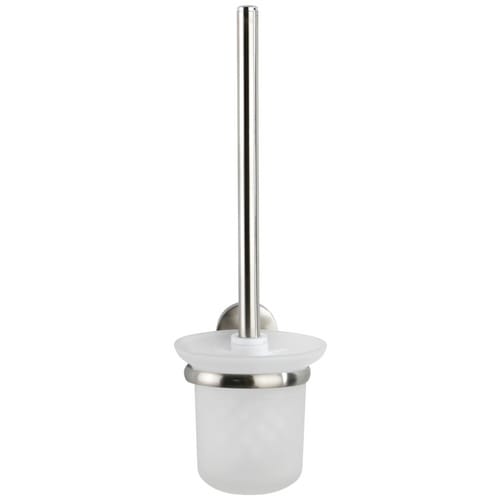 WENKO WC-Garnitur »Cuba matt«, Metall, silberfarben