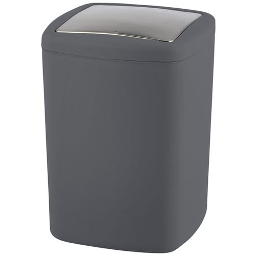 WENKO Schwingdeckeleimer, 8,5 l, grau