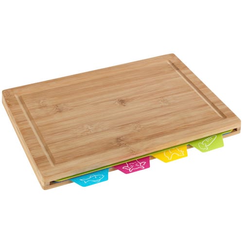 WENKO Schneidebrett, Holz, braun