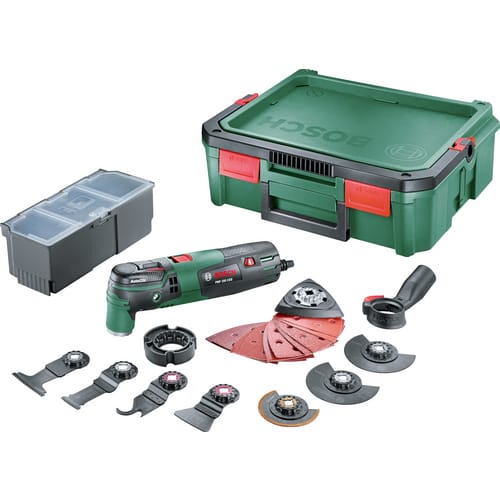 BOSCH HOME & GARDEN Multifunktionswerkzeug »PMF 250 CES«, 250 W, inkl. Zubehör - gruen