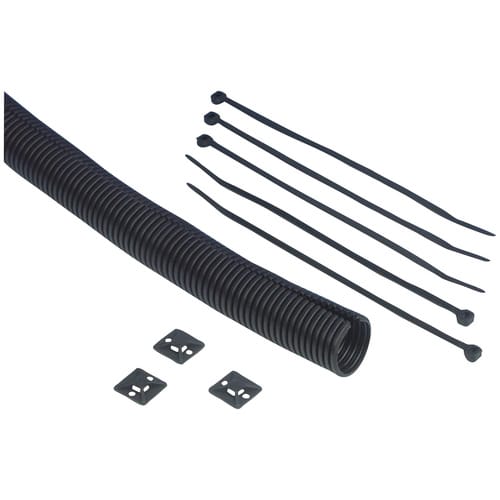 REV-Ritter Kabelspiralen-Set, Kunststoff, 1 Stück - schwarz