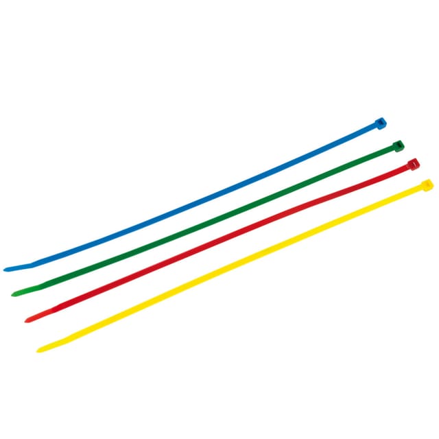 REV-Ritter Kabelbinder-Set, Kunststoff, 100 Stück - bunt