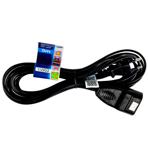 REV-Ritter Euro-Verlängerung, 5 m, Schwarz