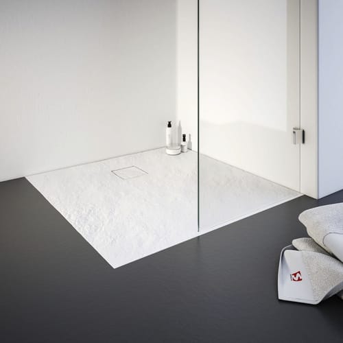 SCHULTE Duschwanne, BxT: 90 x 90 cm, Mineralguss - weiss