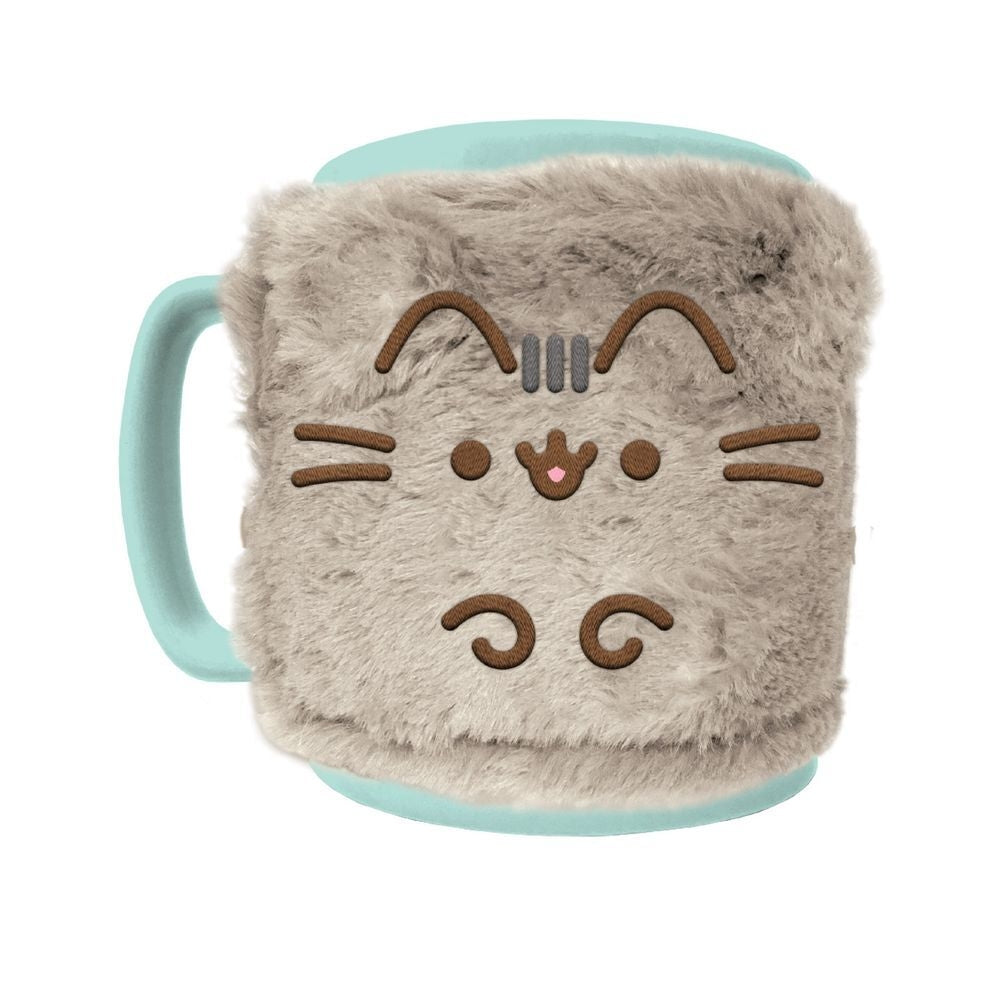 Pusheen-tasse Mit Teddybär-deckel, 440 Ml Fassungsvermögen
