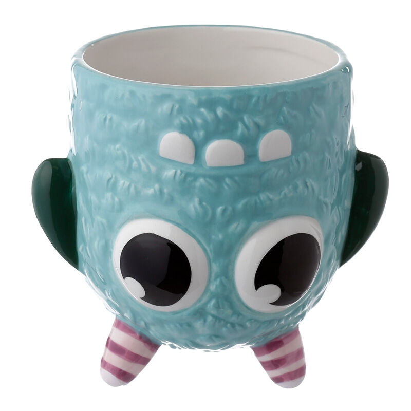 Blaue 3d-tasse, 550 Ml Fassungsvermögen, Monstruo Monstarz-design