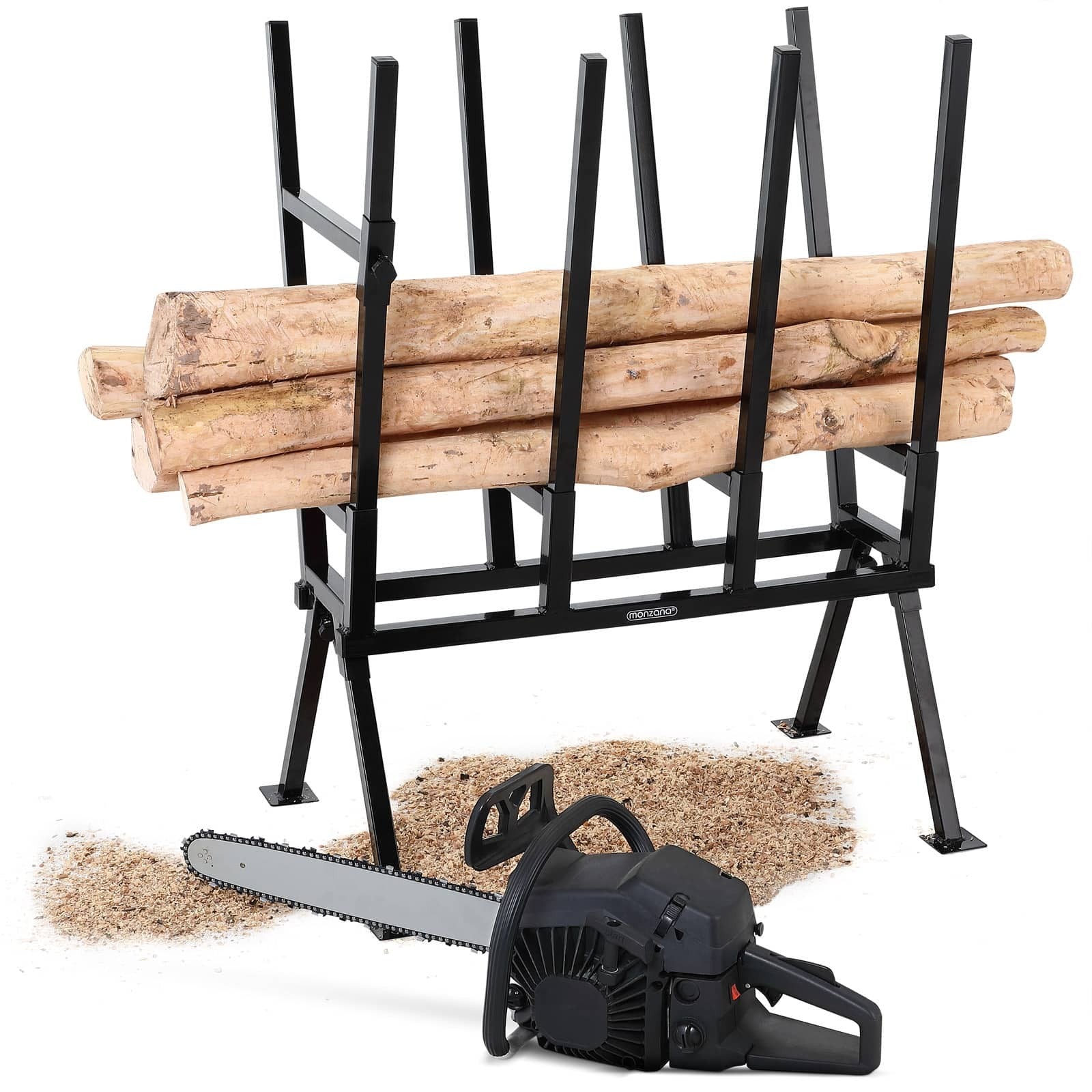 Sägebock Aus Stahl, Höhenverstellbar, Tragkraft 400 Kg