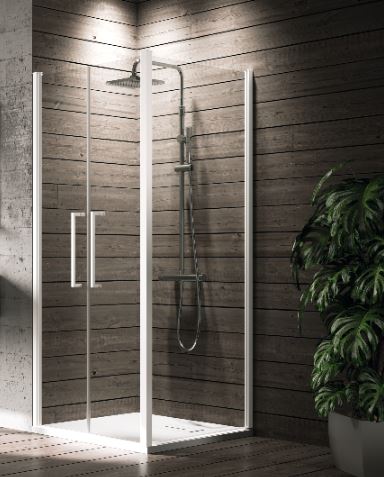 Young 2.0 F2b Seitenwand 117-119x200cm Esg Klar Silber