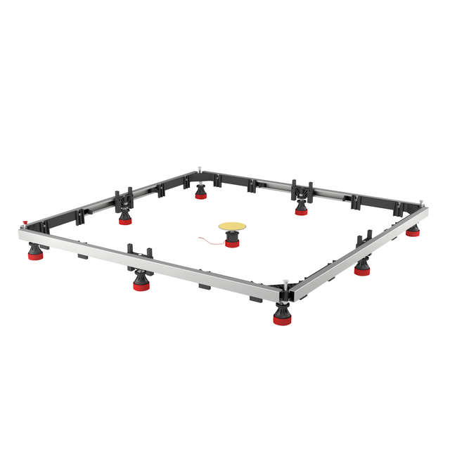 SCHULTE Einbaurahmen »Duschwannenzubehör«, variabel verstellbar (BxL): 75-100 cm x 80-100 cm - grau
