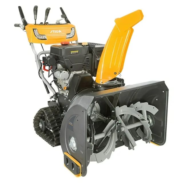 STIGA Schneefräse »STIGA Schneefräsen«, Arbeitsbreite: 72 cm, Scheinwerfer - gelb