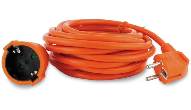 REV-Ritter Verlängerung, Kabellänge: 25 m - orange