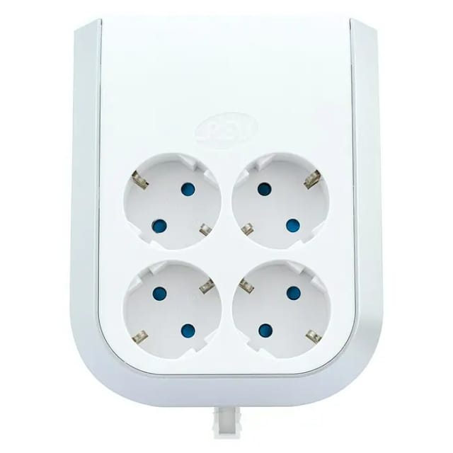 REV-Ritter Adapter, 4 Steckdosen, 3500 W - weiss