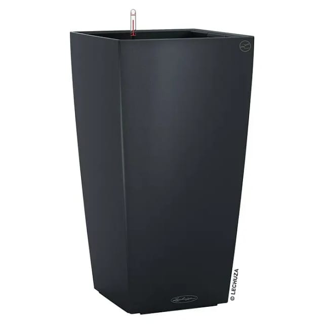 LECHUZA Pflanzgefäß »CUBICO«, BxHxT: 30 x 56 x 32 cm, schiefergrau