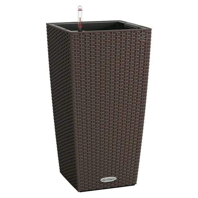 LECHUZA Pflanzgefäß »CUBICO«, BxHxT: 30 x 56 x 32 cm, mokka - braun