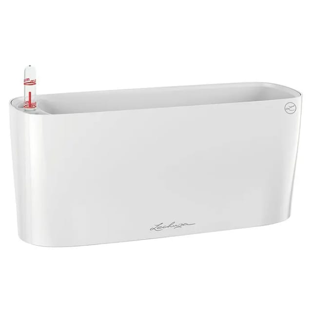 LECHUZA Pflanzgefäß »DELTA«, BxHxT: 11 x 13 x 30,2 cm, weiß hochglanz - weiss
