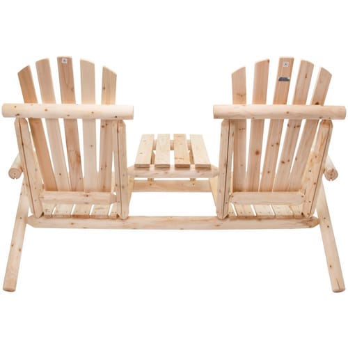 BELLAVISTA Bank, Holz, 2-Sitzer, BxHxT: 153 x 101 x 85 cm - beige