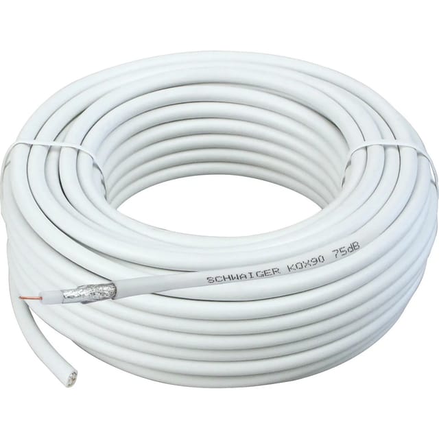 SCHWAIGER Koaxialkabel, 50 m