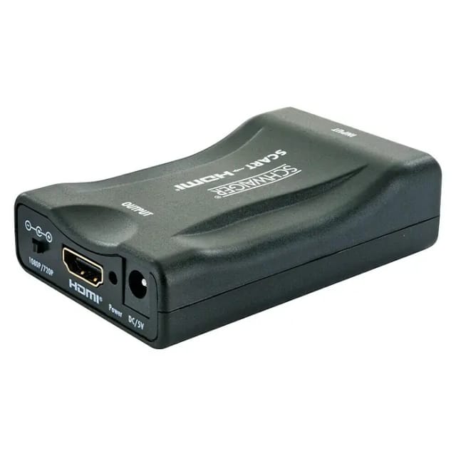 SCHWAIGER Scart-Kabel, Scart auf HDMI Konverter