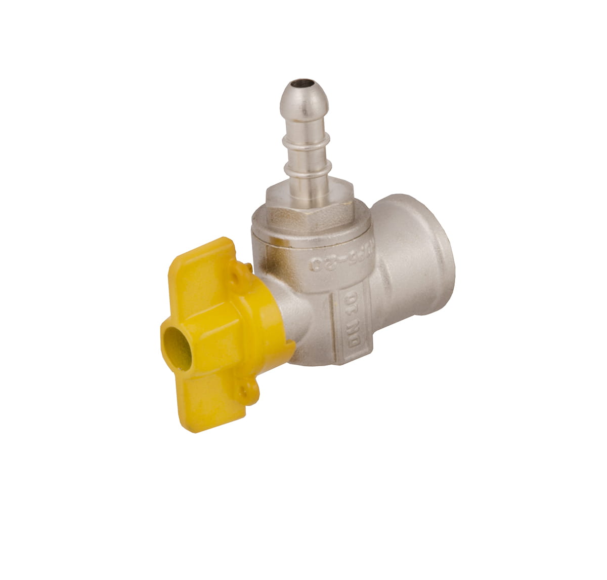 Idmar 1/2" X Dn10 Eckkugelhahn Für Gz-gas Mit Schlauchanschluss