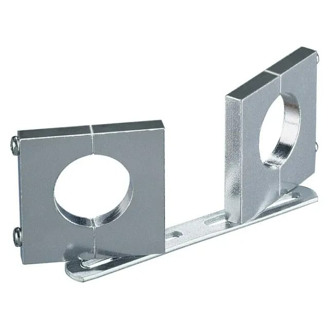 SCHWAIGER Universal-Multifeedhalterung, 16,5 x 5,5 x 1,2 cm, Silber, Aluminium - silberfarben