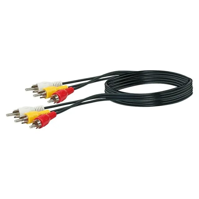 SCHWAIGER Kabel, Cinch-A/V Verbindungskabel 1,5 m