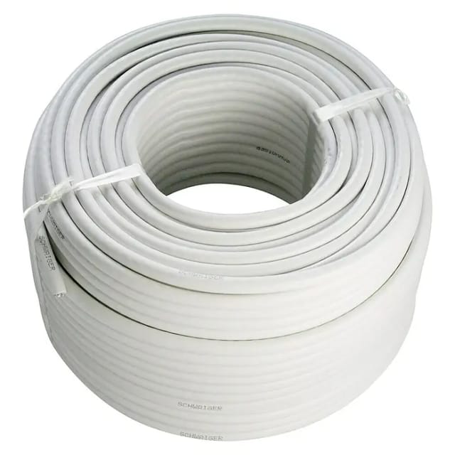 SCHWAIGER Koaxialkabel, 50 m 90 dB Ring
