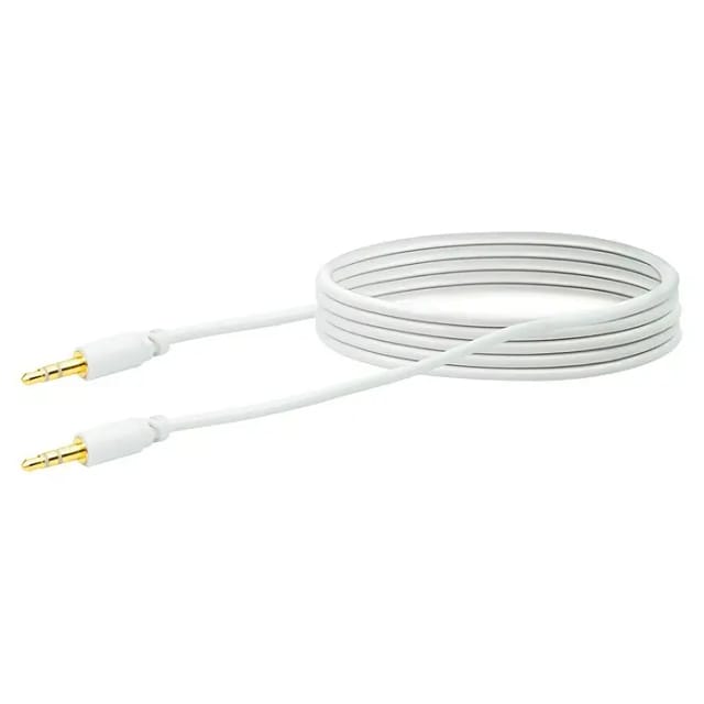 SCHWAIGER Audiokabel, Weiß - weiss