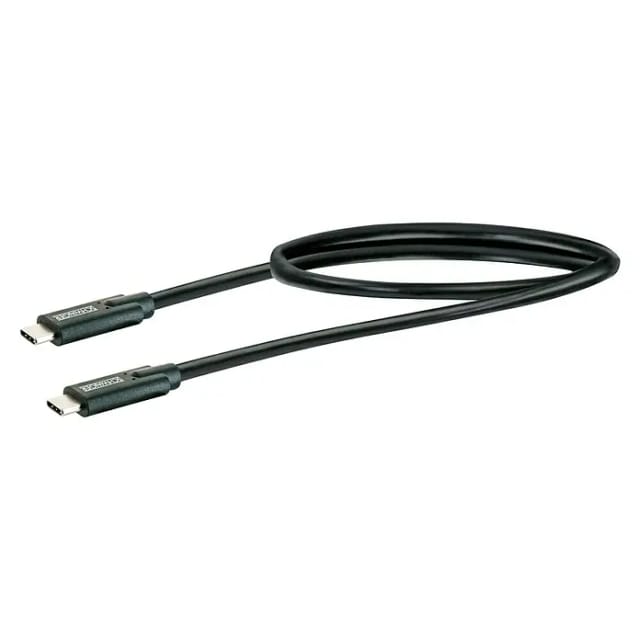 SCHWAIGER Anschlusskabel, USB 3.1 C 1 m schwarz