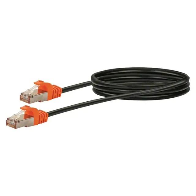 SCHWAIGER Netzwerkkabel, CAT7, S/FTP 2 m, schwarz