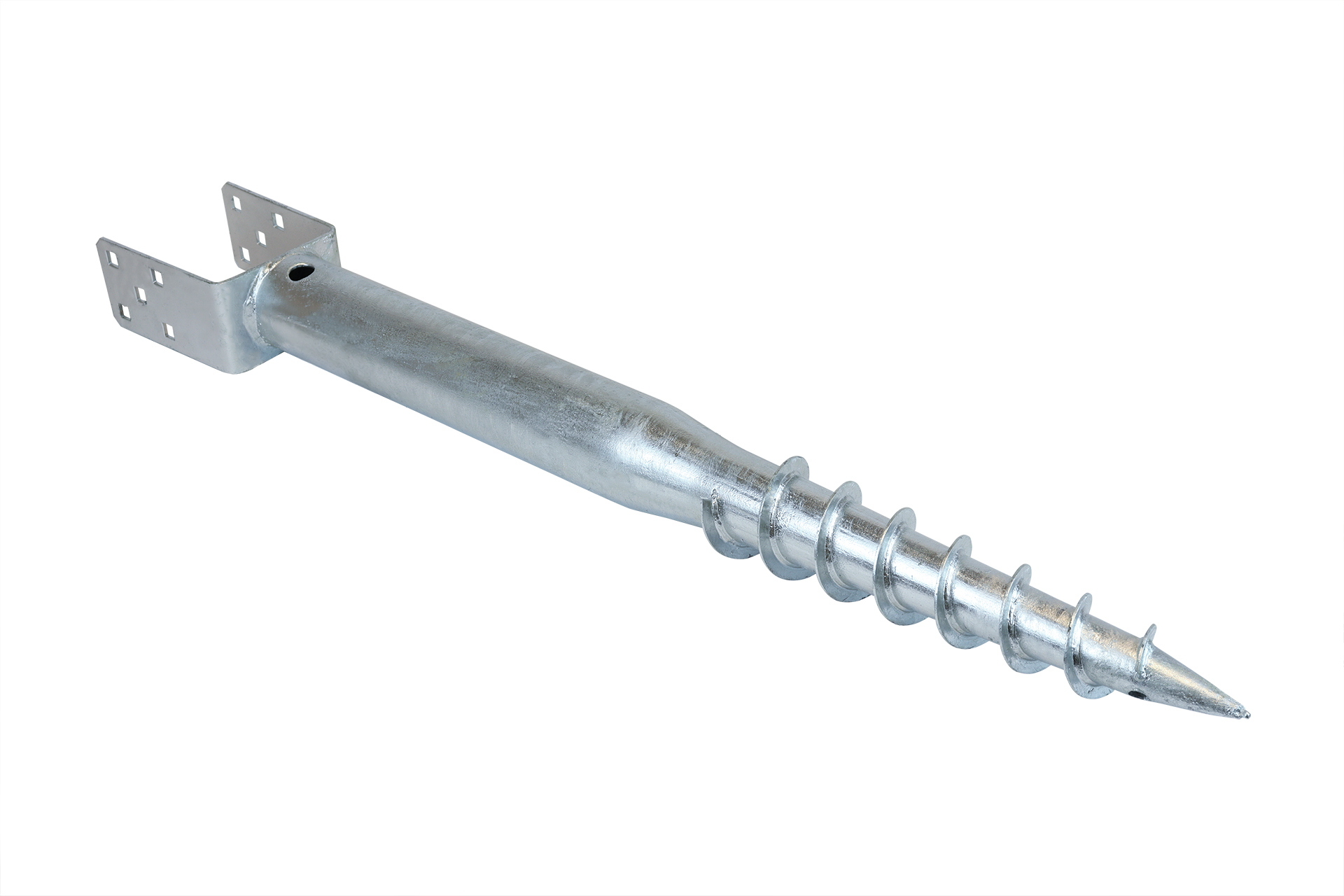 U-pfostenhalter Mit Spiralstift Für 10x10 Pfosten - Pro Stück