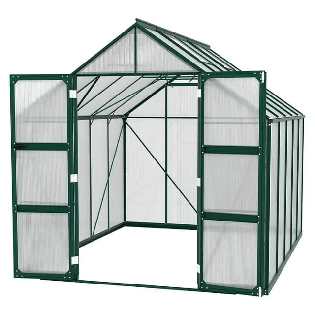 VITAVIA Gewächshaus »Domus 8300«, BxHxL: 257 x 246 x 325 cm - gruen
