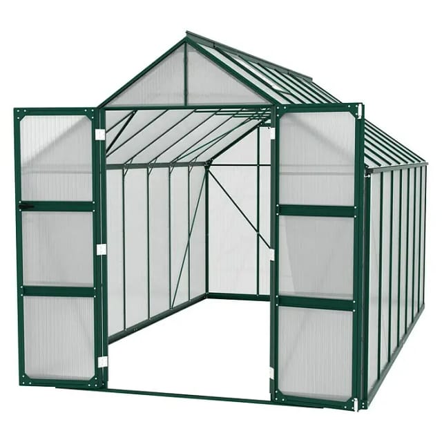 VITAVIA Gewächshaus »Domus 11500«, BxHxL: 257 x 252 x 449 cm - gruen